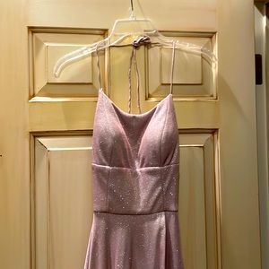 Sparkling pink Betsy & Adam long dress, worn once to Prom.